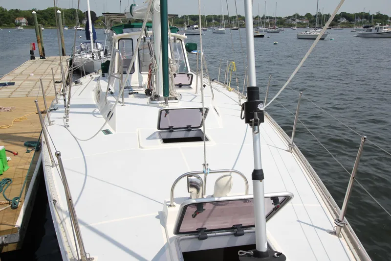 Mystic Chord Yacht Photos Pics Deck from bow