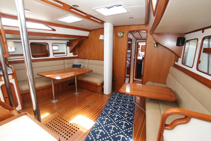 Mystic Chord Yacht Photos Pics Saloon from aft S