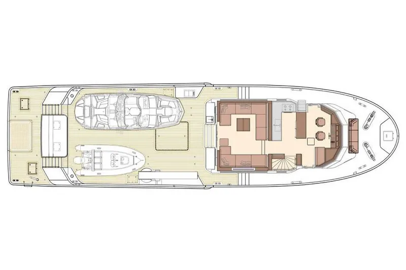 Crossover 27 #1 Yacht Photos Pics 2024 Lynx Crossover 27 yacht floor plan, showcasing spacious deck and interior layout.