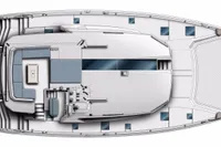 Manufacturer Provided Image: Leopard 50 Flybridge Layout Plan