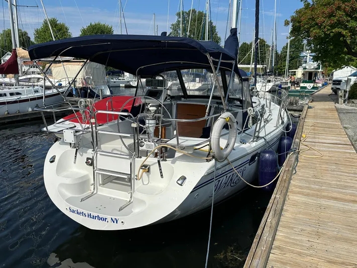 Wakes Yacht Photos Pics Catalina 36 MkII 2005 sailboat docked at Sackets Harbor, NY marina.