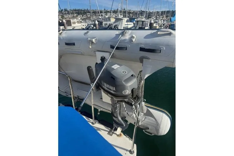  Yacht Photos Pics 2016 Cutwater 28 with Yamaha outboard motor, docked at marina.