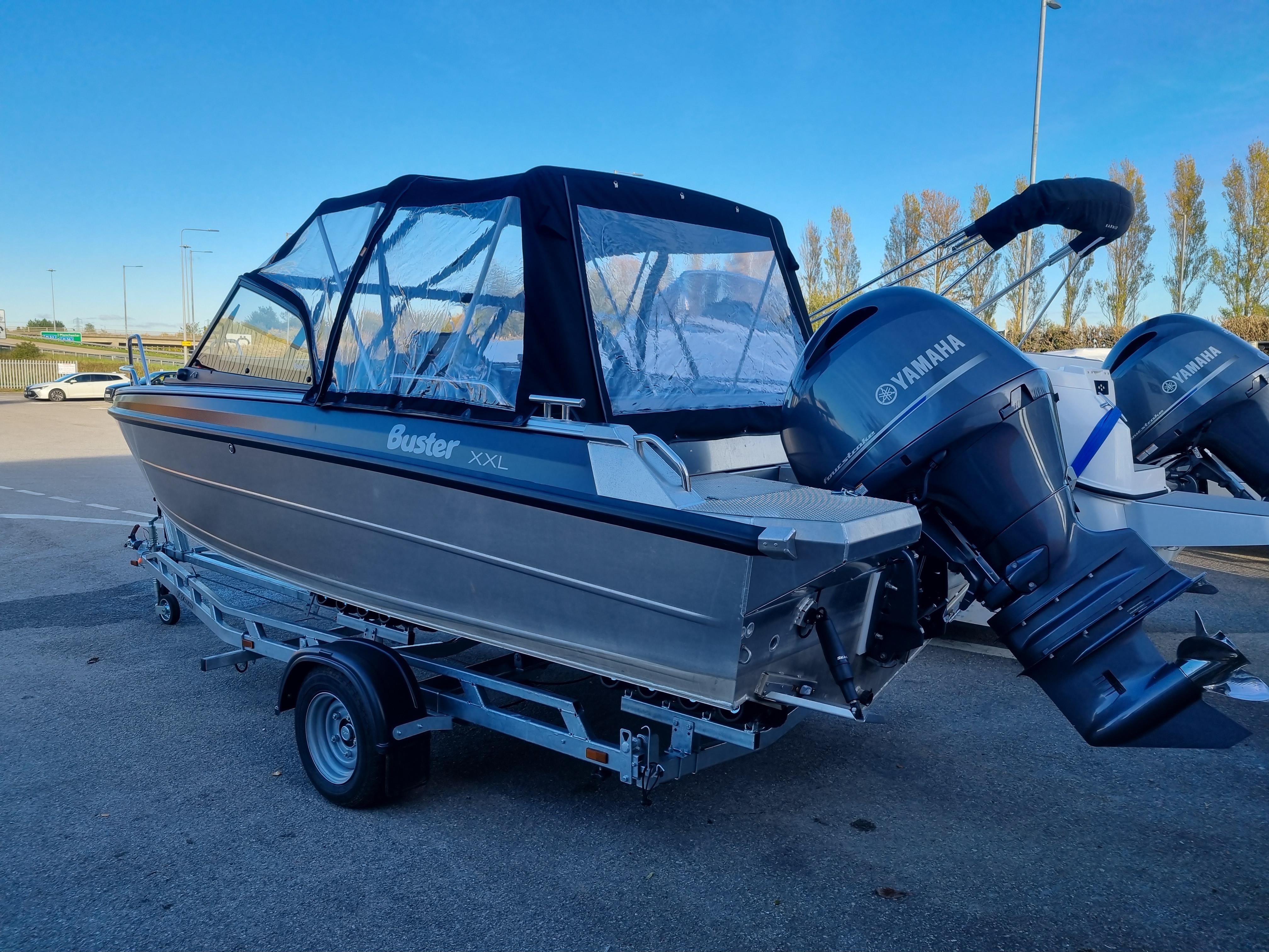 Buster XXL 6.25m Aluminium Boat with Yamaha F150XB Outboard Engine 7m