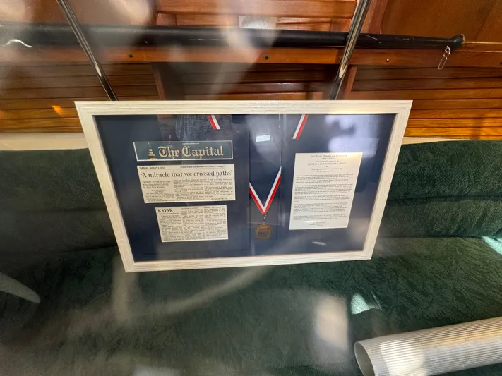 Inishowen Yacht Photos Pics Medal for a Rescue at Sea