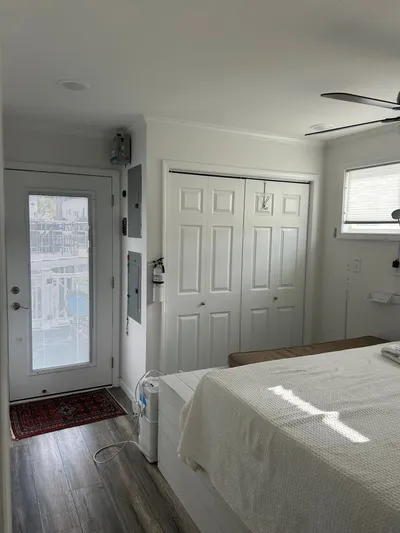  Yacht Photos Pics Primary Suite & exit to Deck