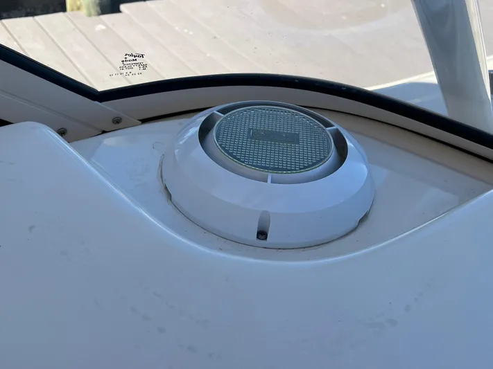  Yacht Photos Pics 2023 Grady-White Freedom 275 boat speaker detail on deck.