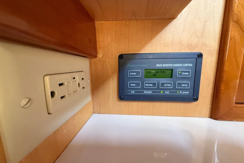 Sea Suite Yacht Photos Pics Mastervolt inverter charger control panel on 2015 Hinckley DS 42 yacht.