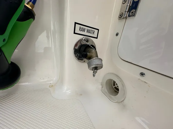 The Bounty Yacht Photos Pics Raw water connection on Pursuit S 280 Center Console, 2017 model.