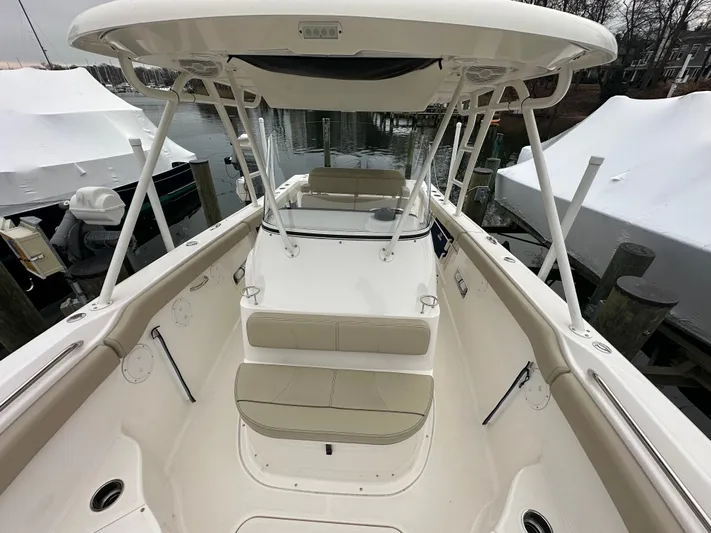 The Bounty Yacht Photos Pics 2017 Pursuit S 280 Center Console boat at dock.