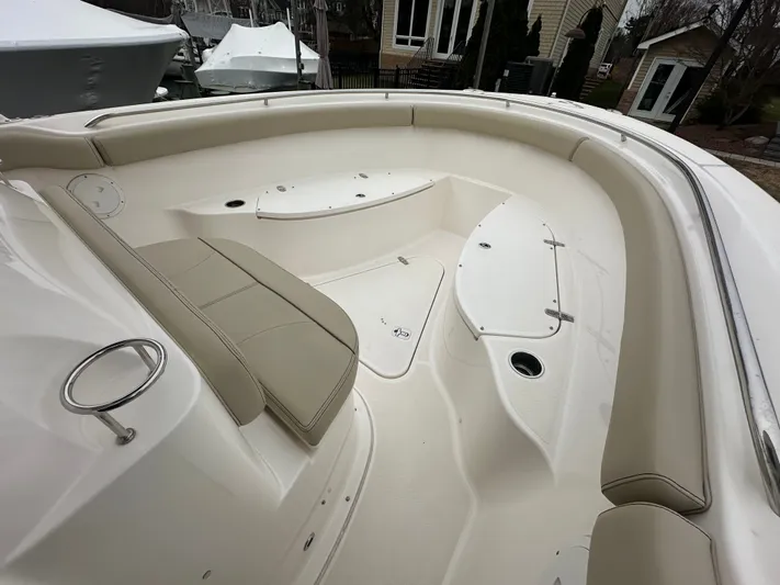 The Bounty Yacht Photos Pics Interior view of a 2017 Pursuit S 280 Center Console boat.