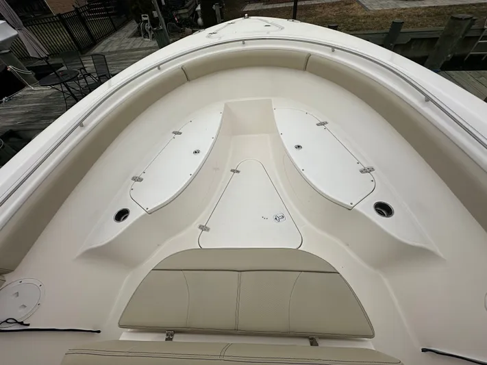 The Bounty Yacht Photos Pics Interior view of a 2017 Pursuit S 280 Center Console boat.