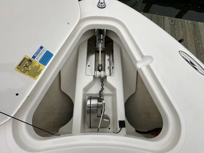 The Bounty Yacht Photos Pics Anchor compartment of 2017 Pursuit S 280 Center Console boat.