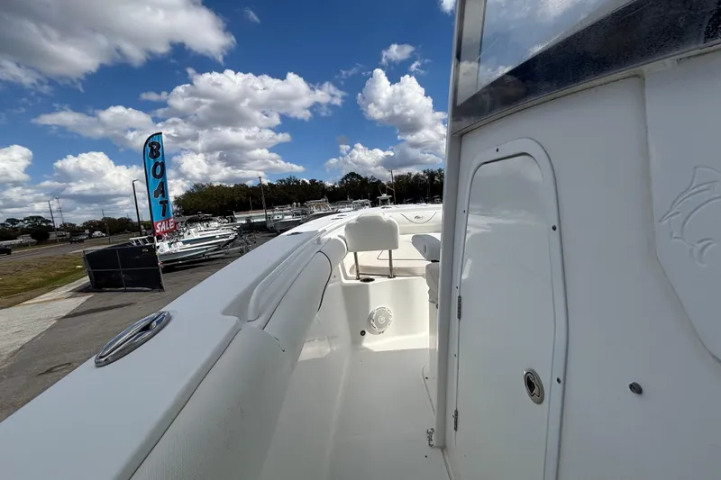  Yacht Photos Pics 2018 Sea Hunt Gamefish 30 boat on sale under cloudy sky.
