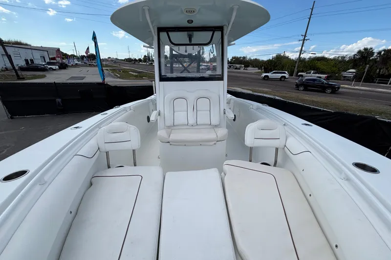 Yacht Photos Pics 2018 Sea Hunt Gamefish 30 Forward Seating boat with spacious white interior.