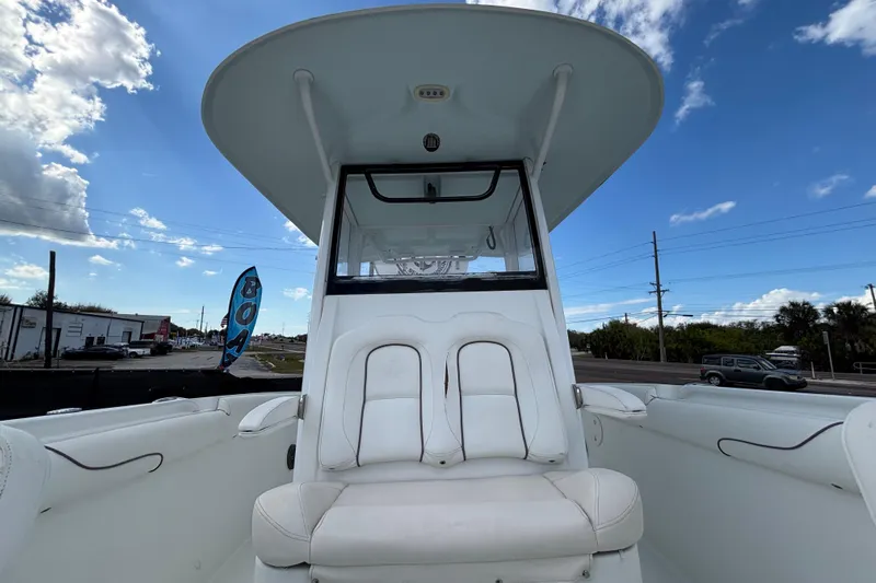  Yacht Photos Pics 2018 Sea Hunt Gamefish 30 Forward Seating boat under clear blue sky.