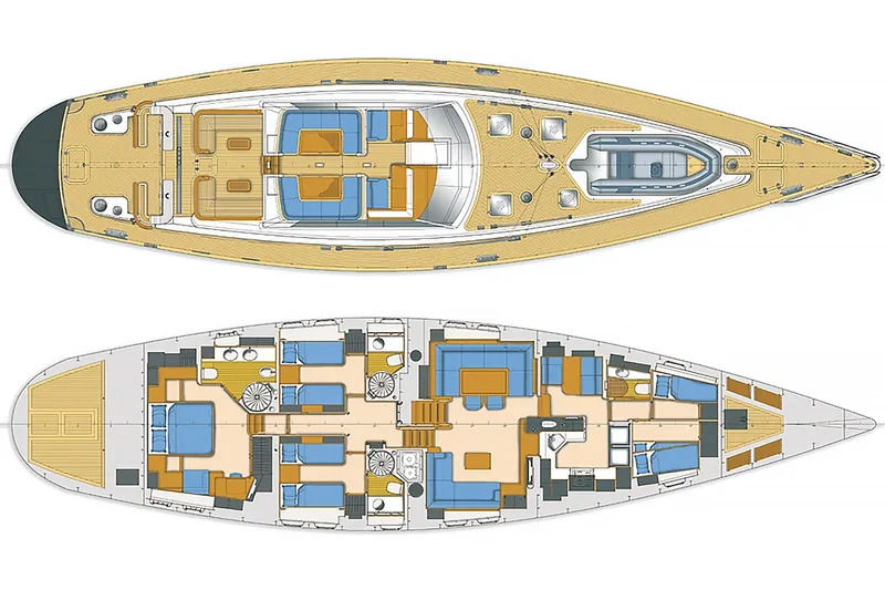 Ithaka Yacht Photos Pics Interior layout