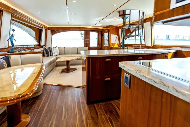 Princess Lily Yacht Photos Pics 2015 Viking 66 Enclosed Bridge