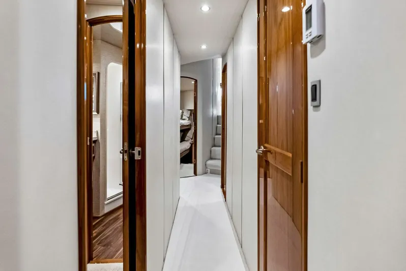 Princess Lily Yacht Photos Pics 2015 Viking 66 Enclosed Bridge