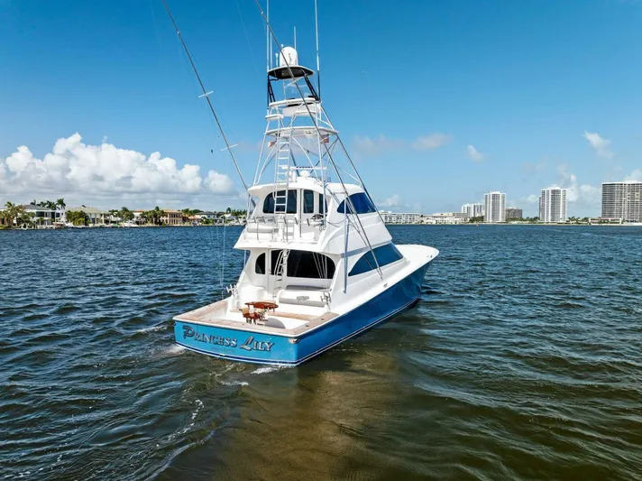 Princess Lily Yacht Photos Pics 2015 Viking 66 Enclosed Bridge