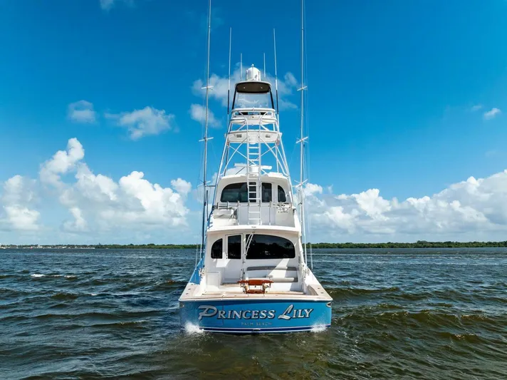 Princess Lily Yacht Photos Pics 2015 Viking 66 Enclosed Bridge