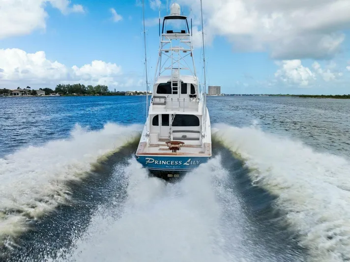 Princess Lily Yacht Photos Pics 2015 Viking 66 Enclosed Bridge