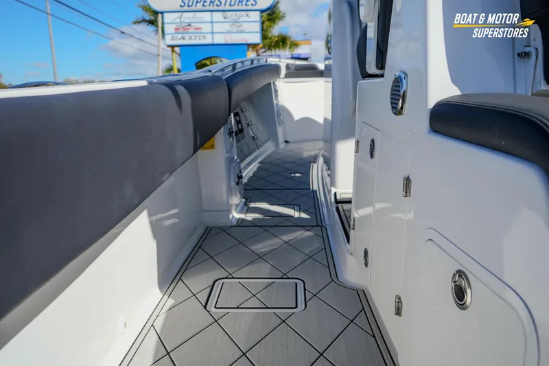  Yacht Photos Pics 2023 HCB 39 Speciale boat interior with sleek design and modern features.