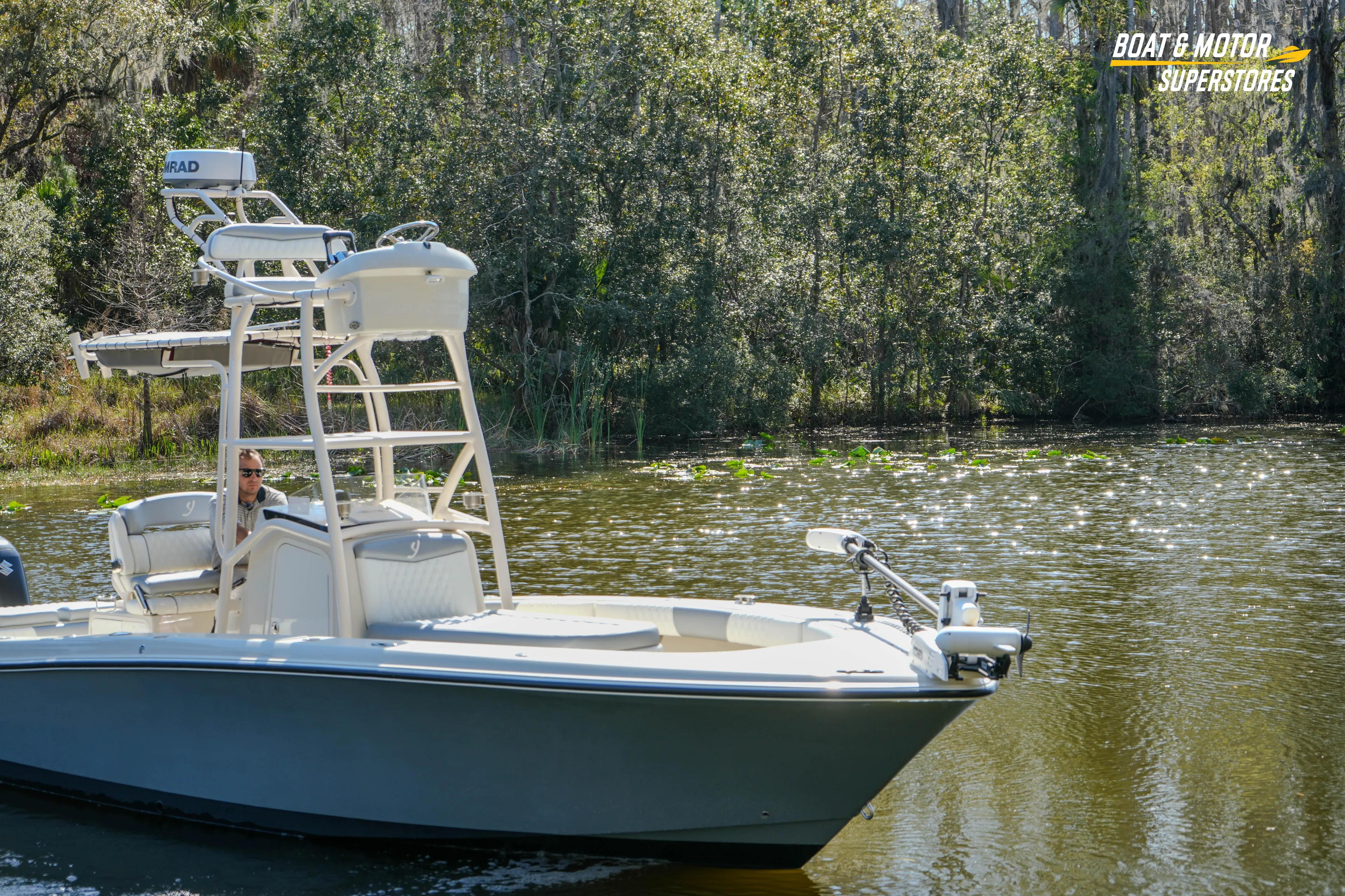  Yacht Photos Pics Boat on a serene lake, surrounded by lush greenery, under clear skies.