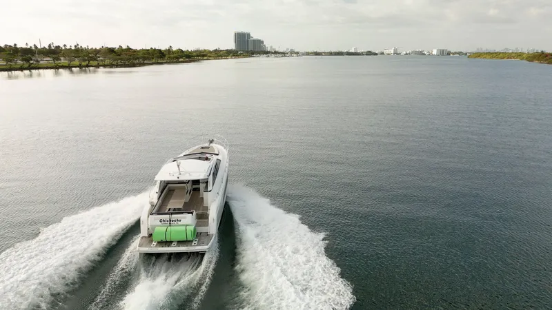 Chichochu Yacht Photos Pics 2017 Jeanneau Leader 40 yacht cruising on open water.