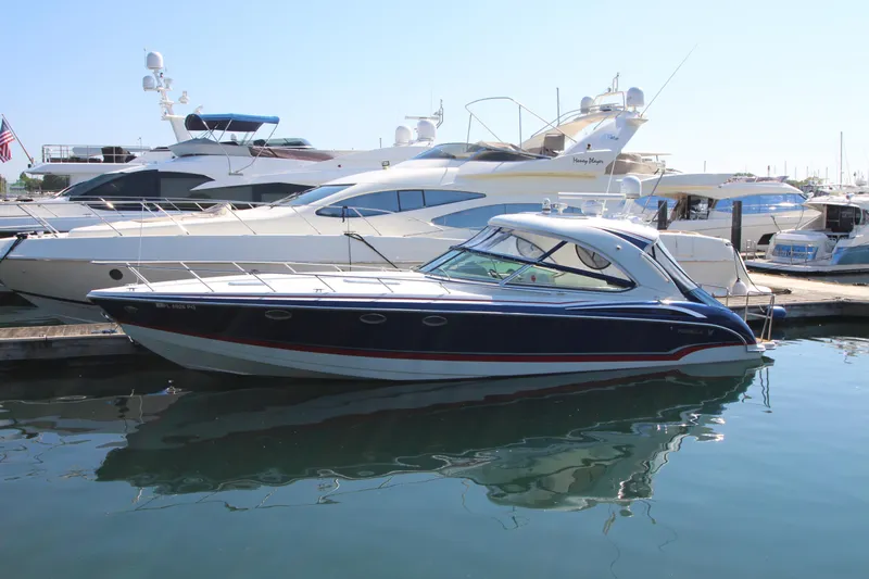  Yacht Photos Pics 2012 Formula 400 Super Sport yacht docked at a marina.