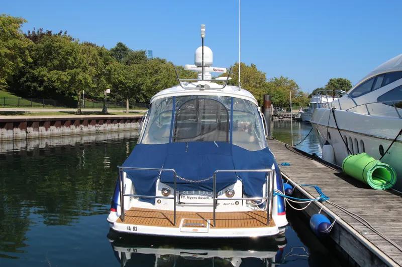  Yacht Photos Pics 2012 Formula 400 Super Sport yacht docked at marina.
