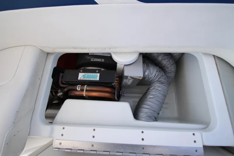  Yacht Photos Pics 2012 Formula 400 Super Sport engine compartment with visible components.