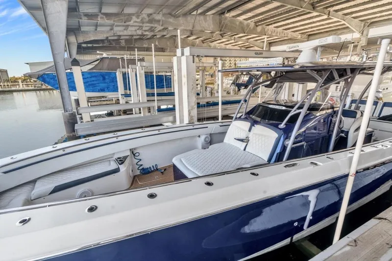 Poseidon's Hook Up Yacht Photos Pics 2017 Nor-tech 392 Super Fish Center Console - Image 5