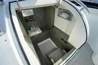 2021 Comitti Isola 33 yacht interior, featuring a modern bathroom with sleek design elements.