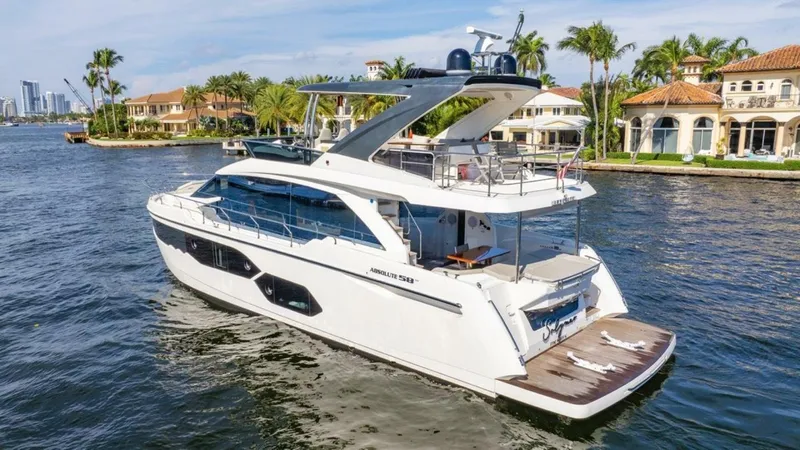  Yacht Photos Pics 2020 Absolute 58 Fly - Image 5