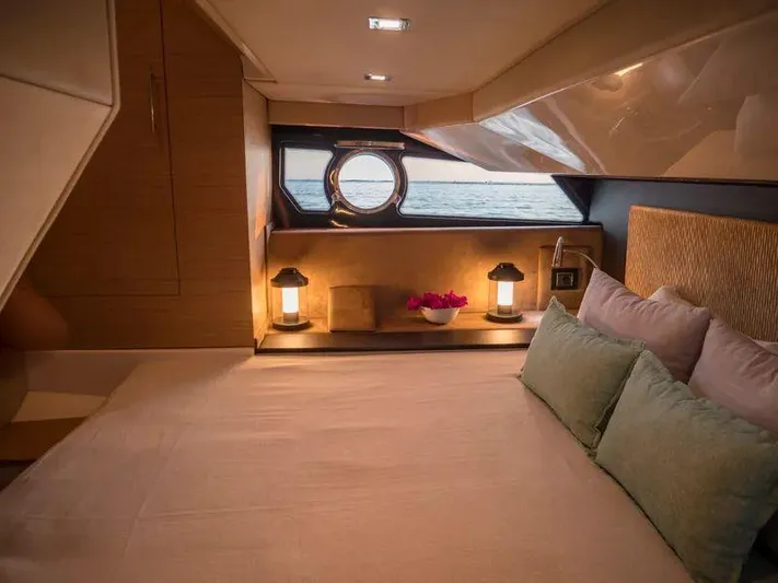  Yacht Photos Pics Luxurious cabin interior of 2013 Sessa Marine Key Largo 36 yacht.