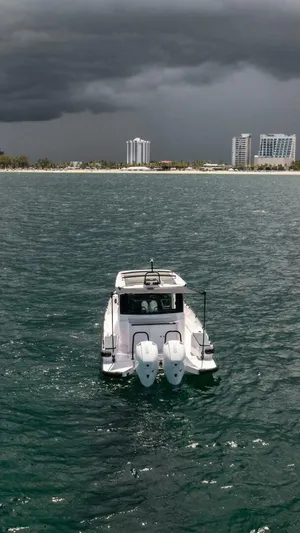  Yacht Photos Pics 2023 Axopar 28 Cabin Wetbar - Image 5