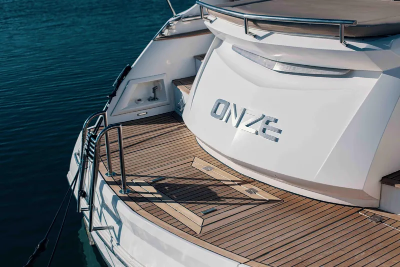  Yacht Photos Pics Sessa Marine C46 yacht, 2008 model, with wooden deck and sleek design.