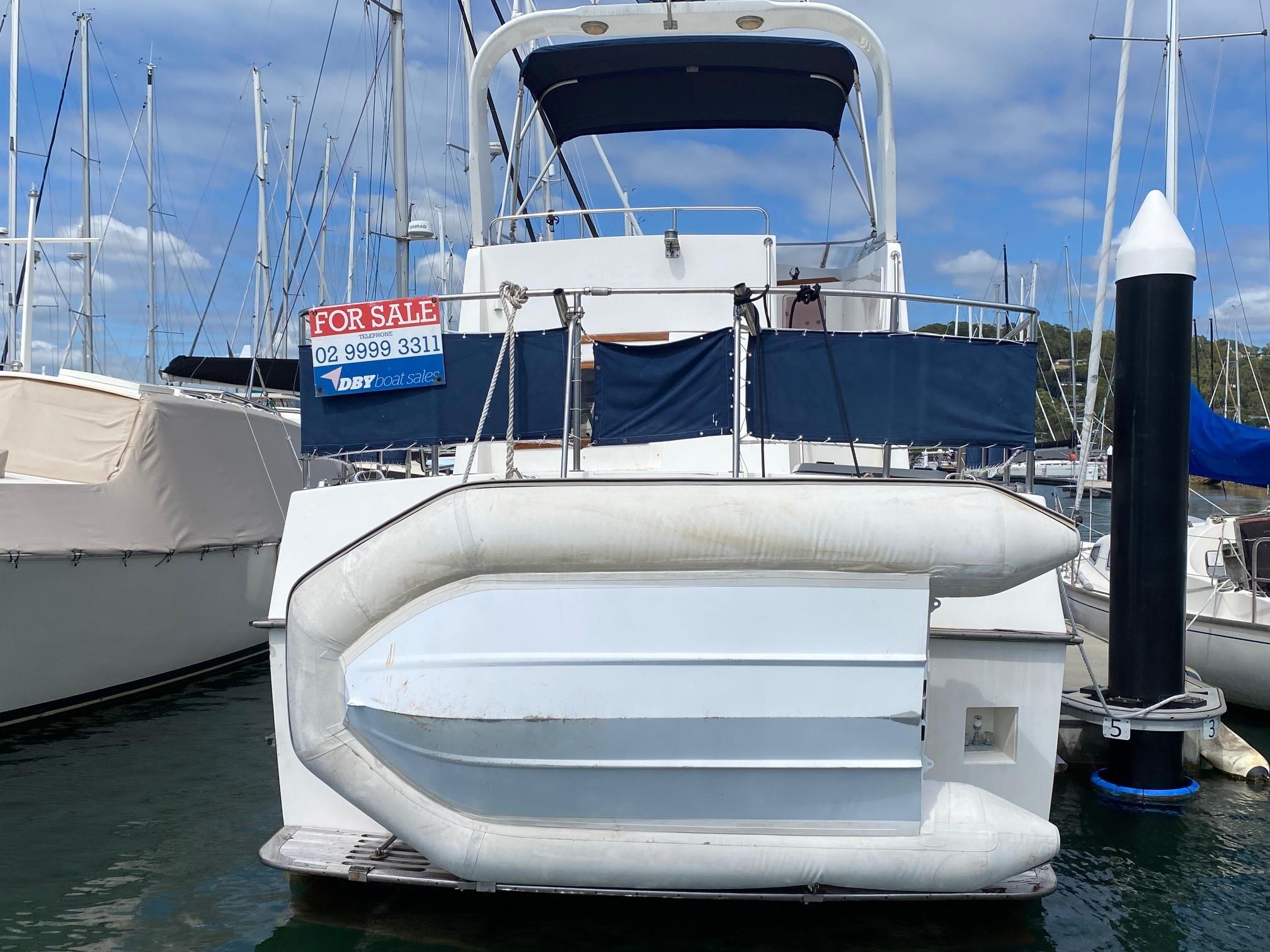 1991 Custom Challson Blue Seas 37 Flybridge Cruiser Bateaux flybridge à ...