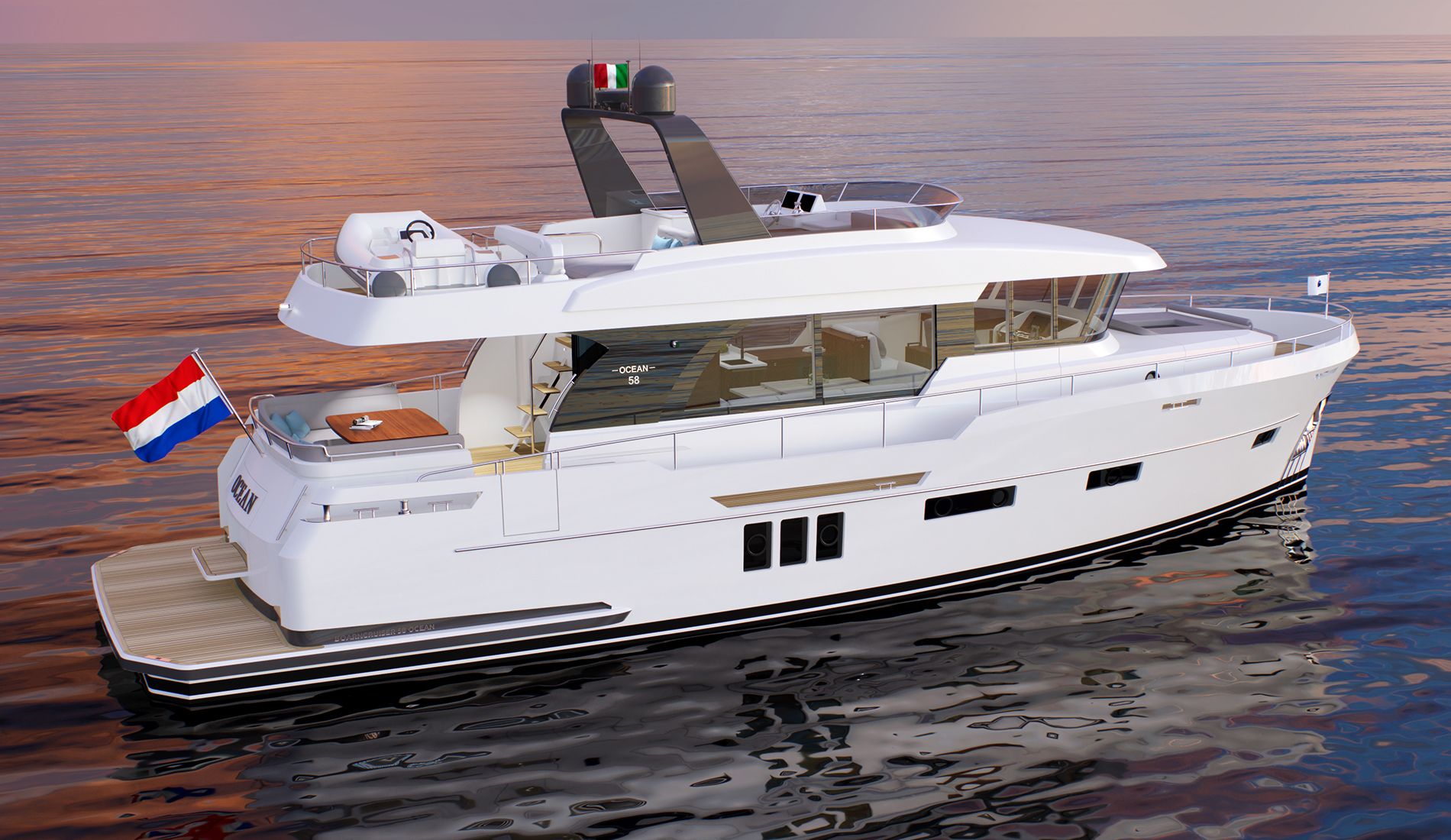 2025 Boarncruiser 58 Ocean - Flybridge