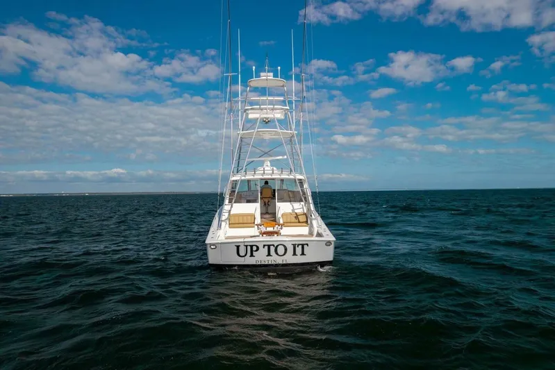 Up To It Yacht Photos Pics 2015 Viking 52 Sport Tower- UP TO IT- Transom