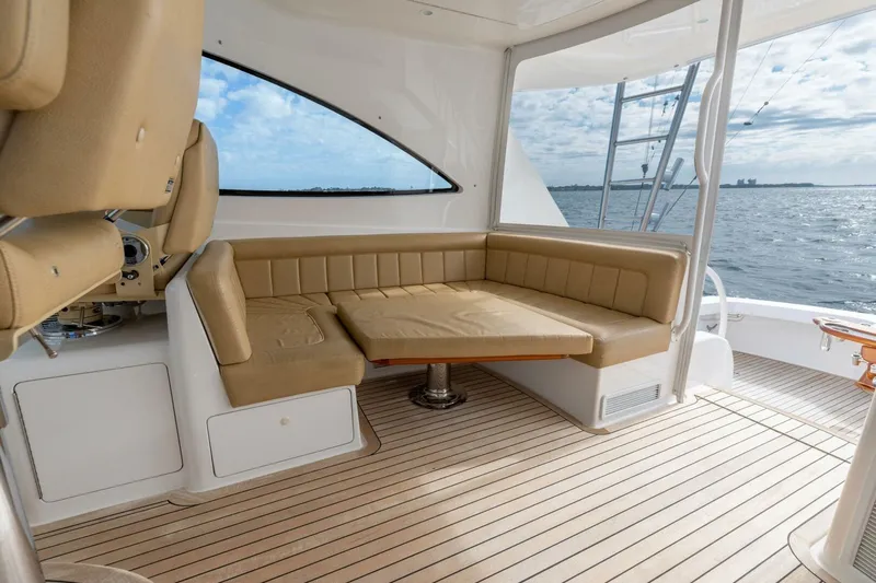 Up To It Yacht Photos Pics 2015 Viking 52 Sport Tower- UP TO IT- Helm