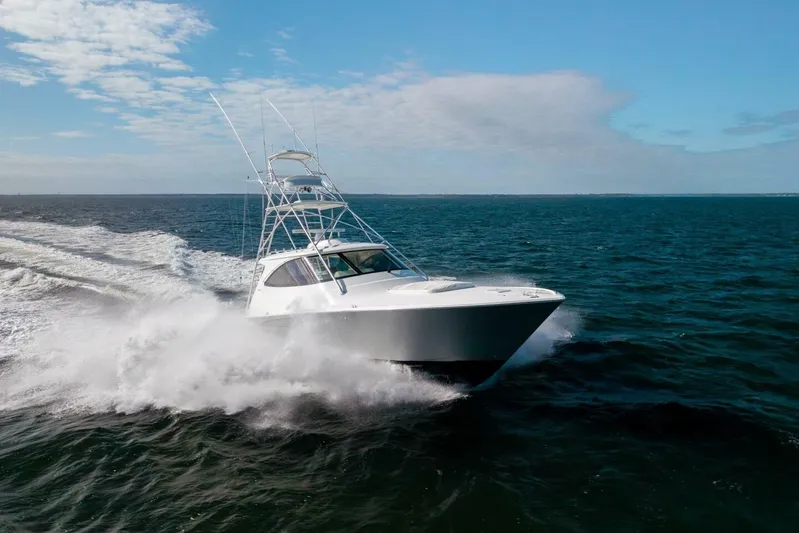 Up To It Yacht Photos Pics 2015 Viking 52 Sport Tower- UP TO IT- Profile