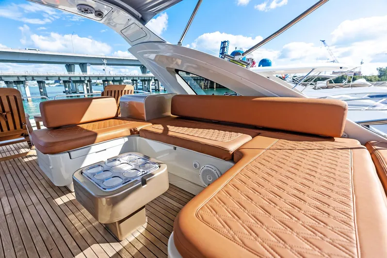  Yacht Photos Pics Luxurious 2014 Azimut 72S yacht with spacious outdoor seating and elegant design.