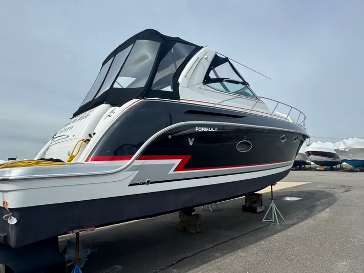 Anything For Me Too Yacht Photos Pics 2014 Formula 37 Performance Cruiser docked at harbor.