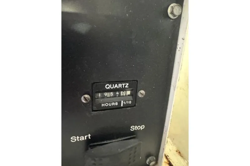  Yacht Photos Pics Hour meter on 1996 Viking 50 Sport Fisher, displaying 1954.0 hours.