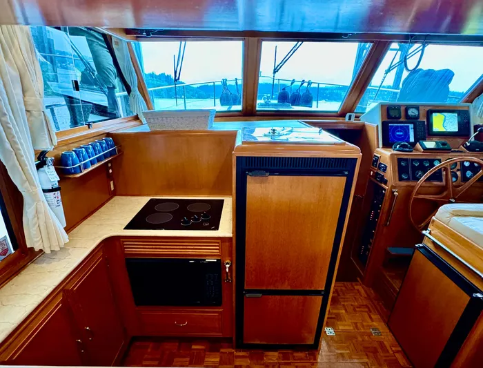 Odyssey Yacht Photos Pics Galley foward