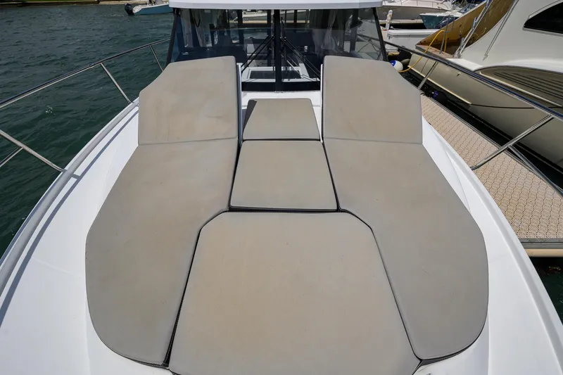 Don't Wake Me Yacht Photos Pics 2022 Jeanneau NC Weekender 1095 Fly with spacious sunbathing area on deck.