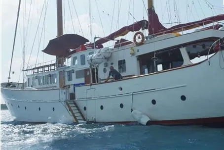  Yacht Photos Pics Vintage 1962 Custom Southern yacht sailing on open water.