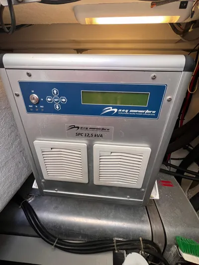  Yacht Photos Pics Electrical panel on a 2010 Beneteau Monte Carlo 47 yacht.