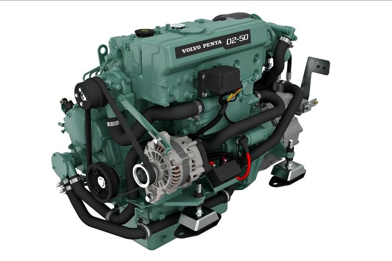 2024 Volvo NEW Volvo Penta D2-50 49hp Marine Engine &amp; Gearbox Package